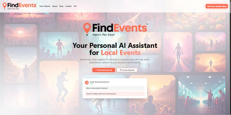 FindEvents.ai screenshot